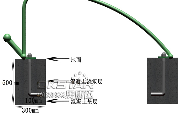 腹肌板（单人）的安装方法